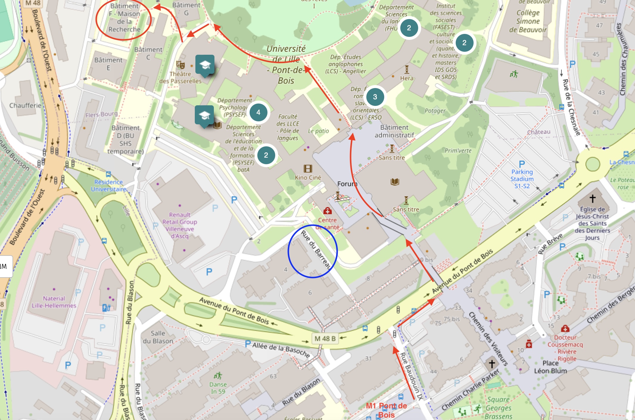Acces map